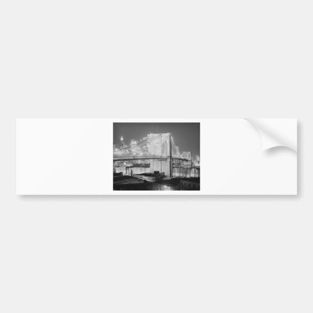 Pegatina Para Coche Brooklyn Bridge New York USA (Frente)