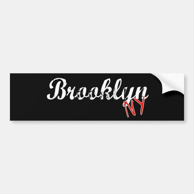 Pegatina Para Coche Brooklyn NY (Frente)