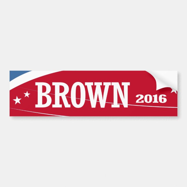 PEGATINA PARA COCHE BROWN 2016 (Frente)