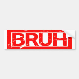 Pegatina Para Coche Bruh Stamp
