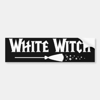 Pegatina Para Coche Bruja blanca