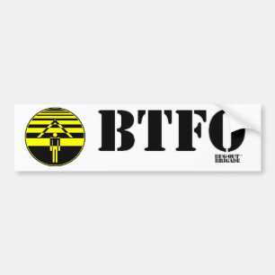 Pegatina Para Coche BTFO, fastidian el F#@* hacia fuera