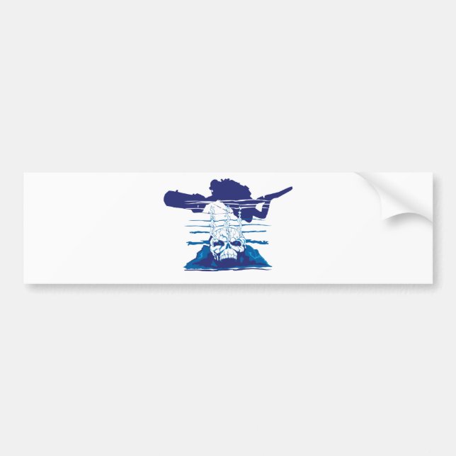 PEGATINA PARA COCHE BUCEADOR DE LA CUEVA (Frente)