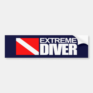 Pegatina Para Coche Buceador extremo 4
