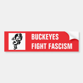 PEGATINA PARA COCHE BUCKEYES FIGHT FASCISM