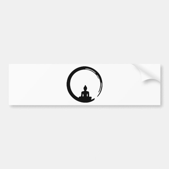 Pegatina Para Coche Buda silent (Frente)
