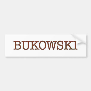 Pegatina Para Coche Bukowski