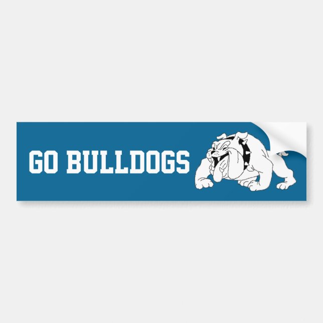 Pegatina Para Coche Bulldog (Frente)
