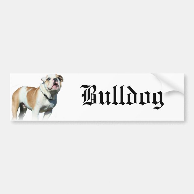 Pegatina Para Coche bulldog (Frente)