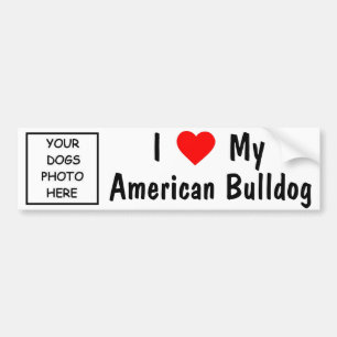 Pegatina Para Coche Bulldog americano
