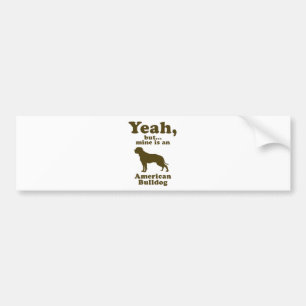 Pegatina Para Coche Bulldog americano