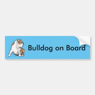 Pegatina Para Coche Bulldog inglés