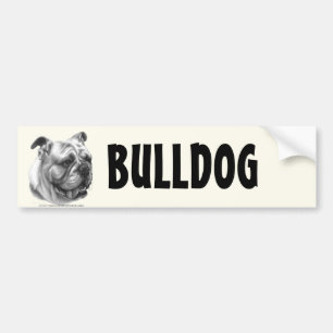 Pegatina Para Coche Bulldog inglés