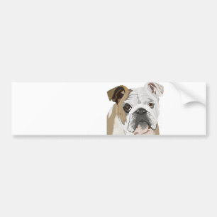 Pegatina Para Coche Bulldog inglés