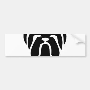 Pegatina Para Coche bulldog tribal