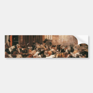 Pegatina Para Coche Bulls y osos en el mercado de valores (W.H. Beard)