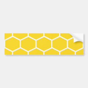 Pegatina Para Coche Bumblebeo de líneas blancas geométricas de Honeyco