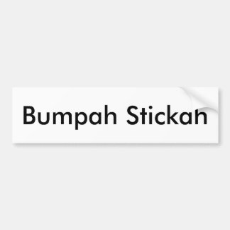 Pegatina Para Coche Bumpah Stickah