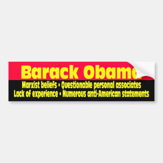 PEGATINA PARA COCHE BUMPER_NOBAMA_108