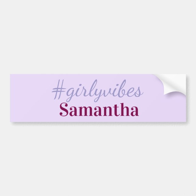 Pegatina Para Coche Bumper Sticker (Frente)