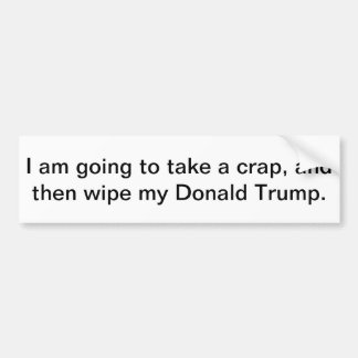 Pegatina Para Coche Bumper Sticker limpia mi Donald Trump