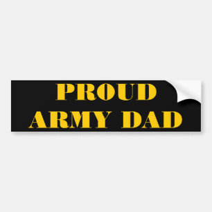Pegatina Para Coche Bumper Sticker Orgulloso Ejército Papá