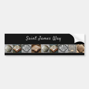 Pegatina Para Coche Bumper Sticker Saint James Way