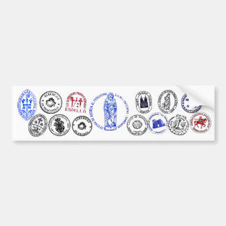 Pegatina Para Coche Bumper Sticker Saint James Way