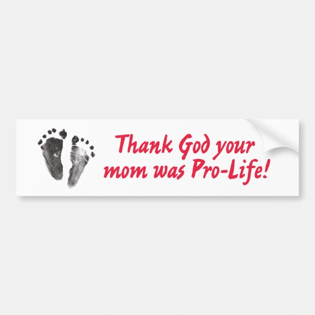 Pegatina Para Coche bumper_sticker_thank_God (Frente)