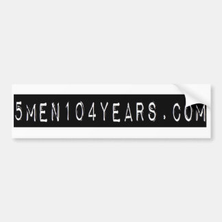 Pegatina Para Coche bumpersticker de 5men104years.com