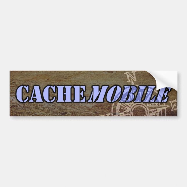 Pegatina Para Coche Bumpersticker de Cachemobile (Frente)