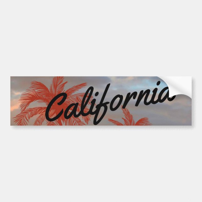 Pegatina Para Coche Bumpersticker de California (Frente)