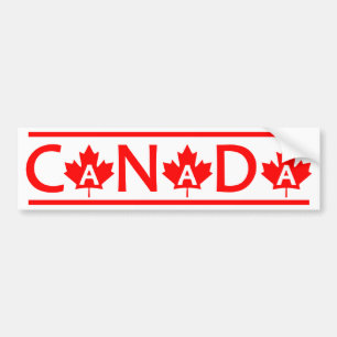 Pegatina Para Coche Bumpersticker de Canadá