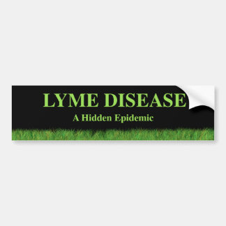 Pegatina Para Coche Bumpersticker de la enfermedad de Lyme