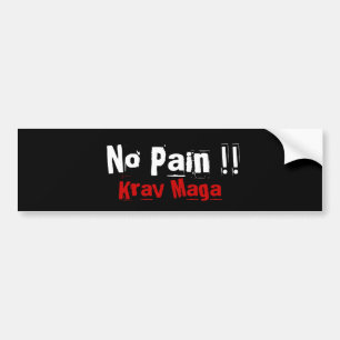 Pegatina Para Coche Bumpersticker de los artes marciales de Krav Maga