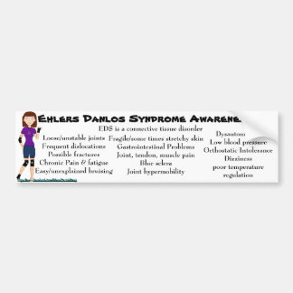 Pegatina Para Coche Bumpersticker de Lyndon EDS Awarness