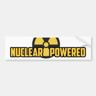 Pegatina Para Coche Bumpersticker de propulsión nuclear