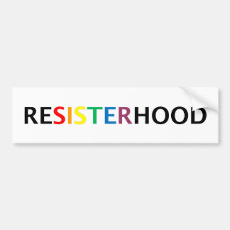Pegatina Para Coche Bumpersticker de Resisterhood
