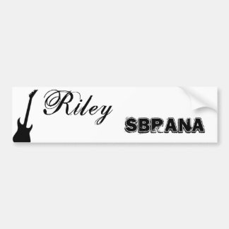 Pegatina Para Coche Bumpersticker de Riley Sbrana
