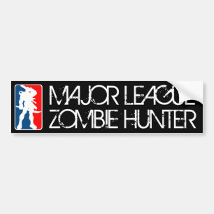 Pegatina Para Coche Bumpersticker del CAZADOR del ZOMBI de la PRIMERA