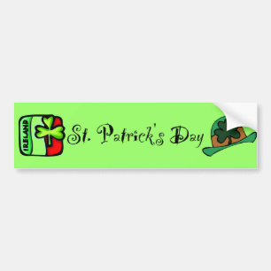 Pegatina Para Coche Bumpersticker del Día de San Patricio