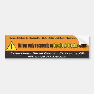 Pegatina Para Coche bumpersticker-llamadas
