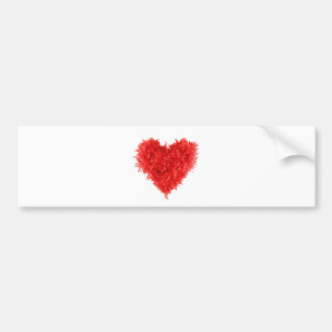 Pegatina Para Coche BumperStickers RedHeartBoa