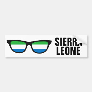 Pegatina Para Coche Bumpersticus personalizado de Sierra Leona