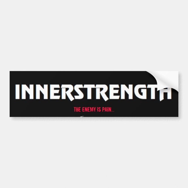 Pegatina Para Coche Bumperstikker de INNERSTRENGTH (Frente)