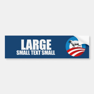 Pegatina Para Coche BUMPERTEMPLATE - 2 grandes y pequeño Bumpersticker
