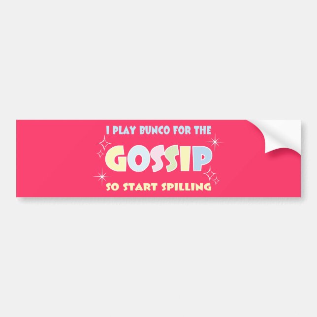 Pegatina Para Coche Bunco Gossip (Frente)
