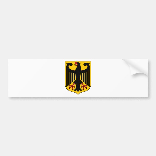 Pegatina Para Coche Bundesadler - Bundeswappen Deutschlands - Alemania (Frente)
