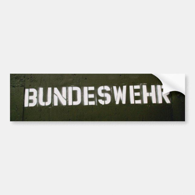 Pegatina Para Coche Bundeswehr (Frente)