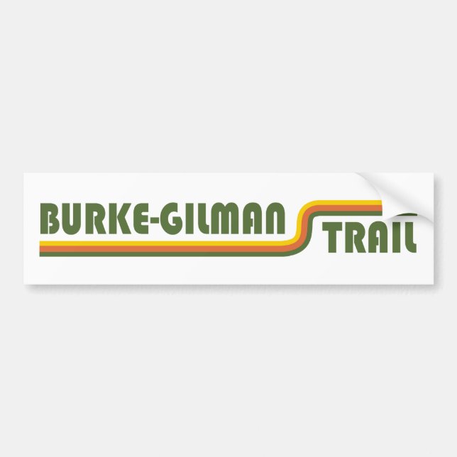 Pegatina Para Coche Burke-Gilman Trail (Frente)